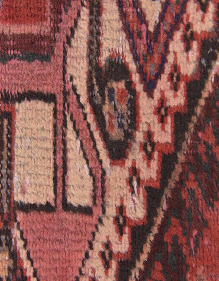 Detail image of  5' x 9' 10  Hand Knotted Mahal Persian Wool Runner Rug