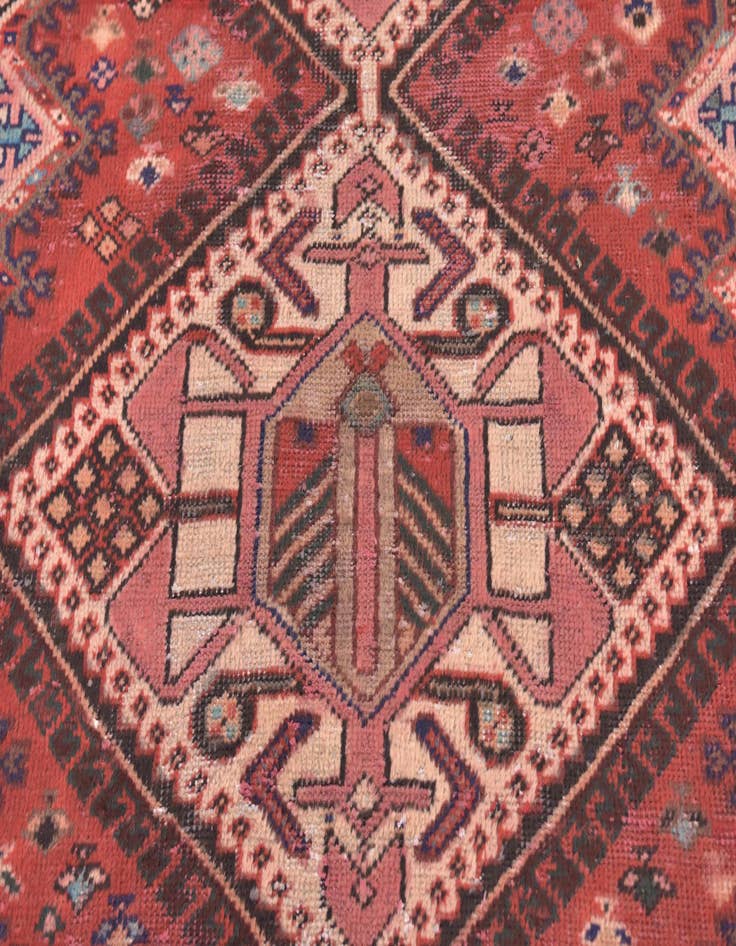 Detail image of  5' x 9' 10  Hand Knotted Mahal Persian Wool Runner Rug