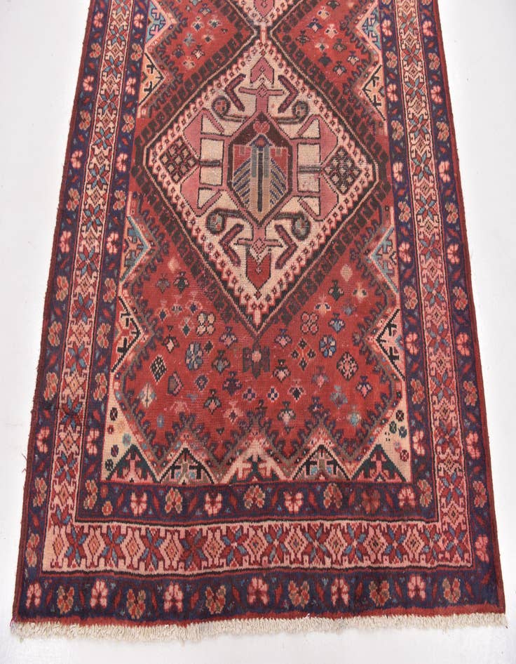 Detail image of  5' x 9' 10  Hand Knotted Mahal Persian Wool Runner Rug