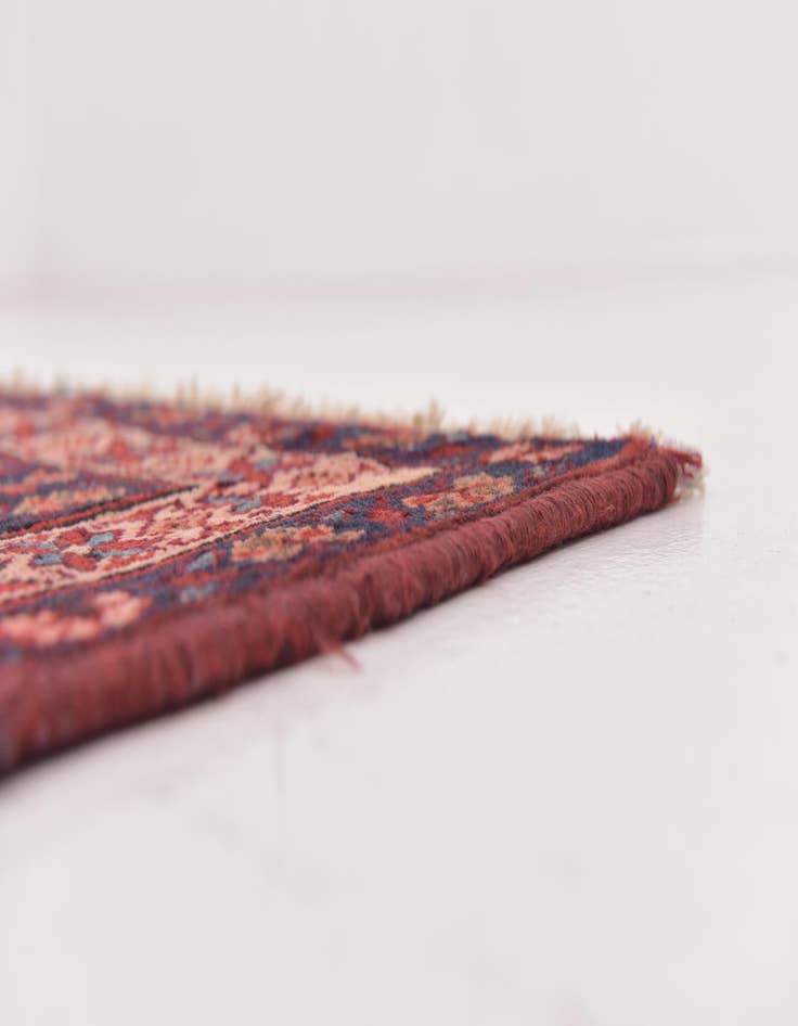 Detail image of  5' x 9' 10  Hand Knotted Mahal Persian Wool Runner Rug