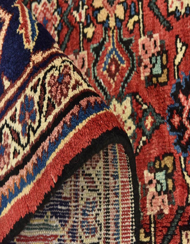 Detail image of  5' 7 x 11' 3  Hand Knotted Mahal Persian Wool Runner Rug