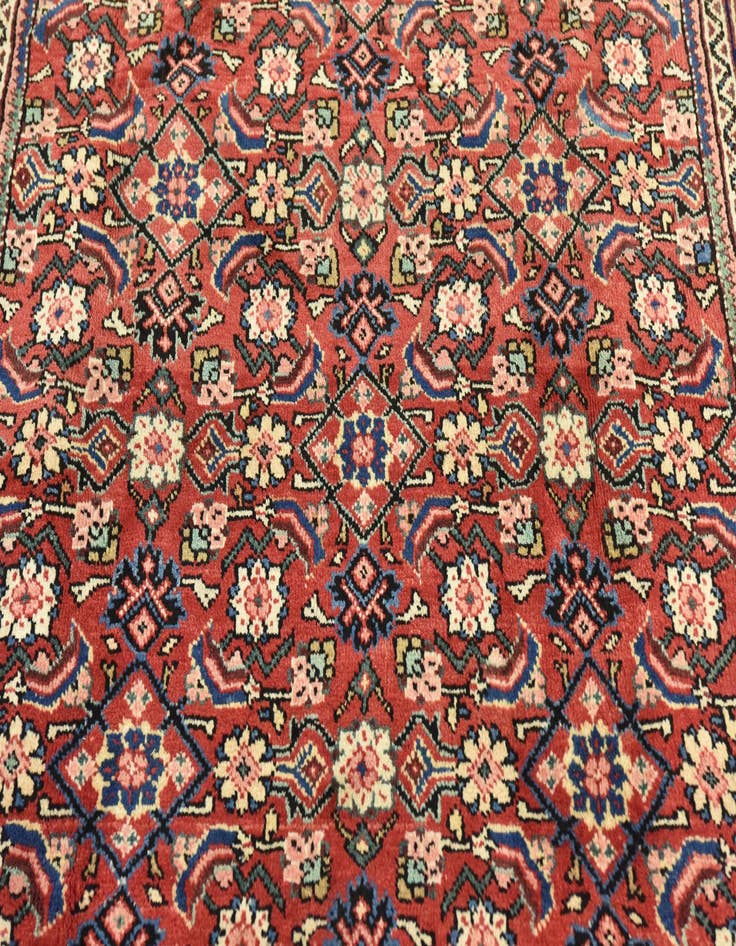 Detail image of  5' 7 x 11' 3  Hand Knotted Mahal Persian Wool Runner Rug