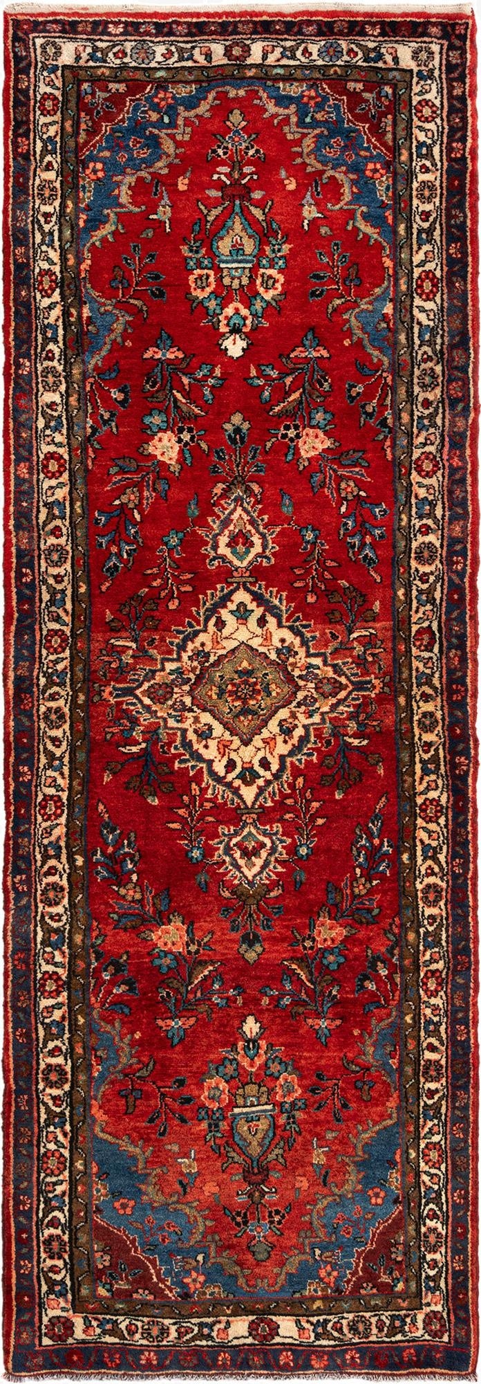  3' 7 x 10' 10 Mahal Wool Runner Rug