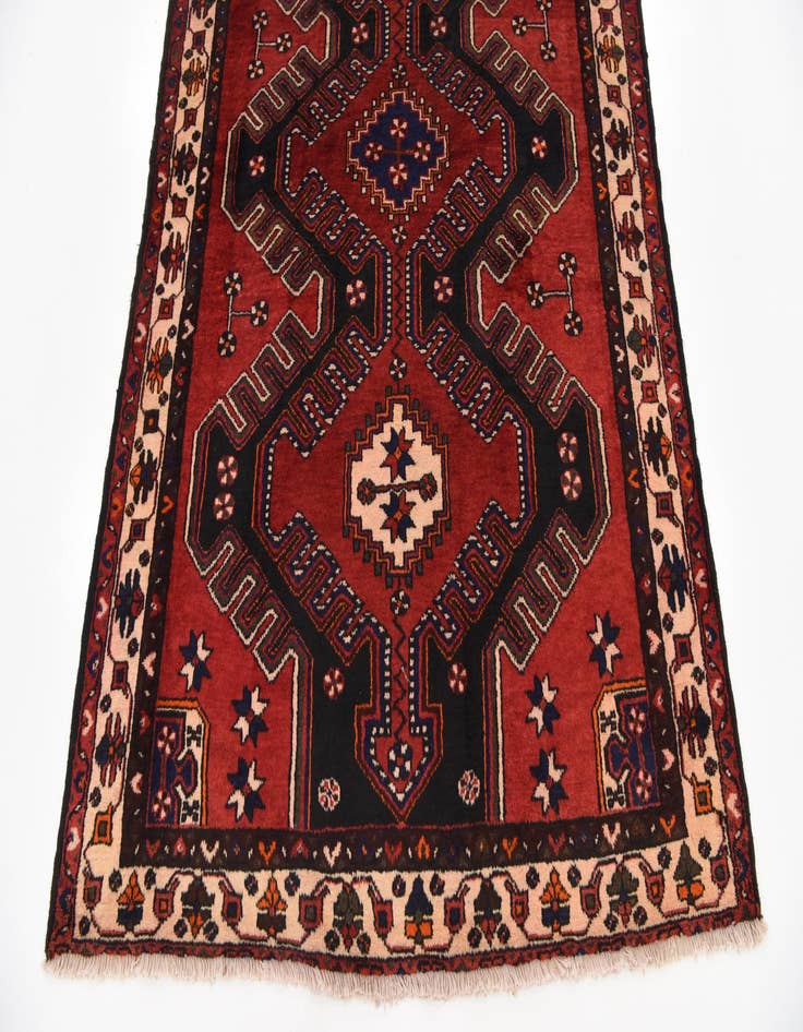 Detail image of  4' 8 x 10' 2  Hand Knotted Malayer Persian Wool Runner Rug