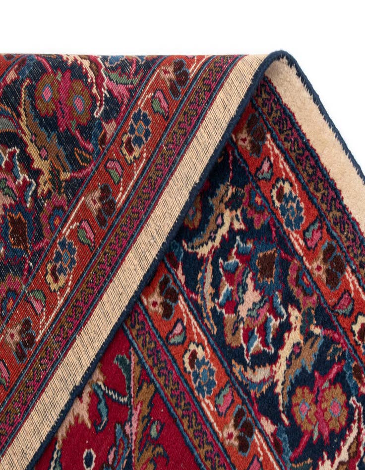 Detail image of  6' 6 x 11' 7 Mashad Wool Runner Rug
