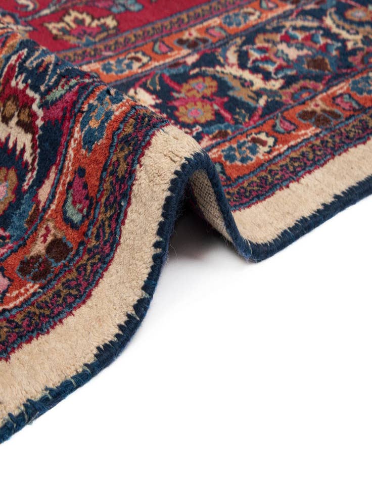 Detail image of  6' 6 x 11' 7 Mashad Wool Runner Rug