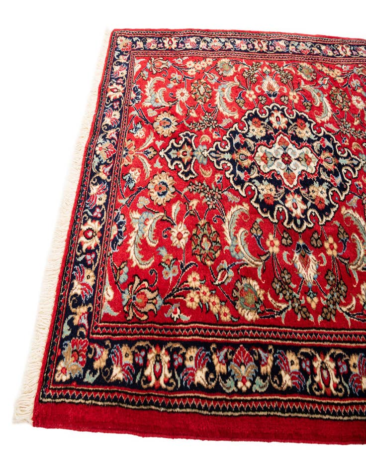 Detail image of  2' 8 x 13'  Hand Knotted Mashad Persian Wool Runner Rug