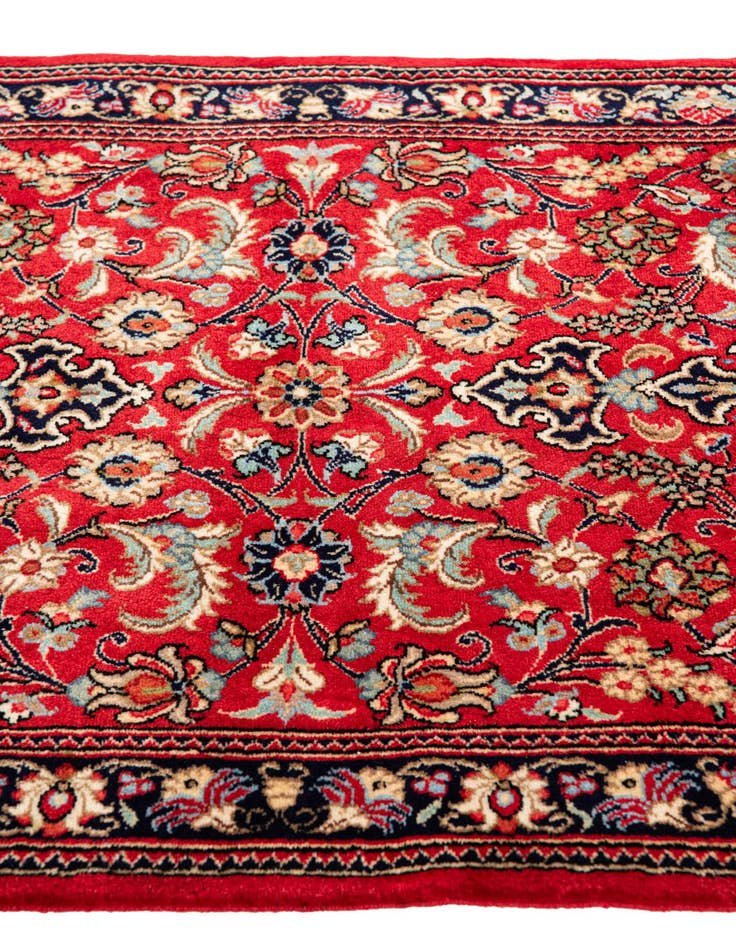 Detail image of  2' 8 x 13'  Hand Knotted Mashad Persian Wool Runner Rug