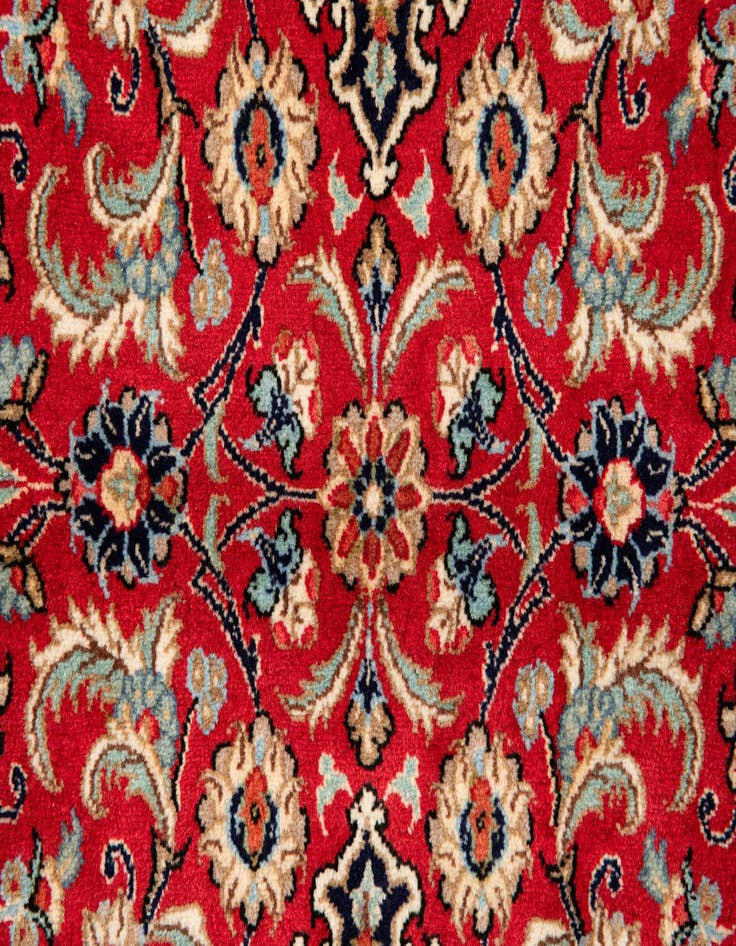 Detail image of  2' 8 x 13'  Hand Knotted Mashad Persian Wool Runner Rug