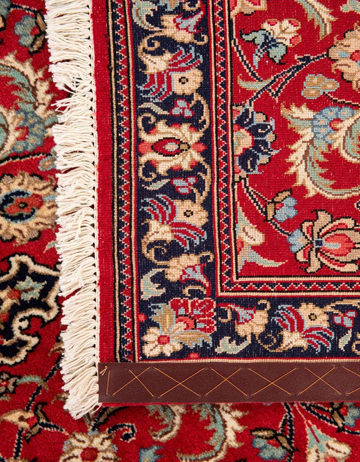 Detail image of  2' 8 x 13'  Hand Knotted Mashad Persian Wool Runner Rug