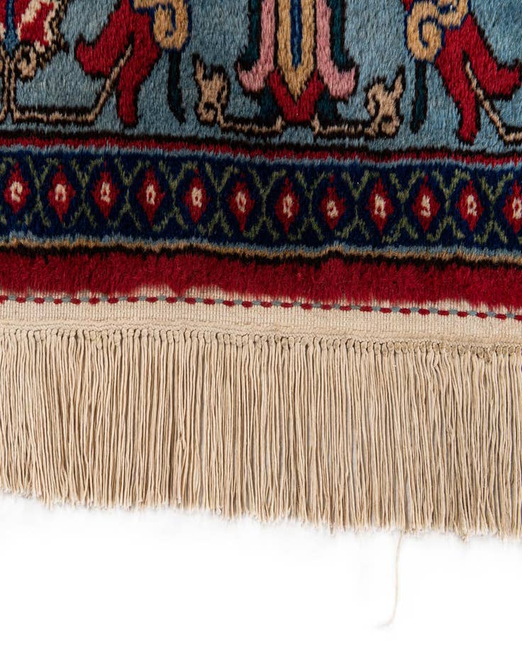 Detail image of  5' 3 x 13' 1  Hand Knotted Maymeh Wool Runner Rug