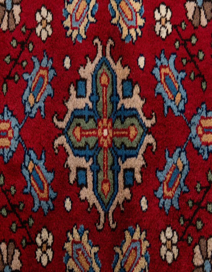 Detail image of  5' 3 x 13' 1  Hand Knotted Maymeh Wool Runner Rug