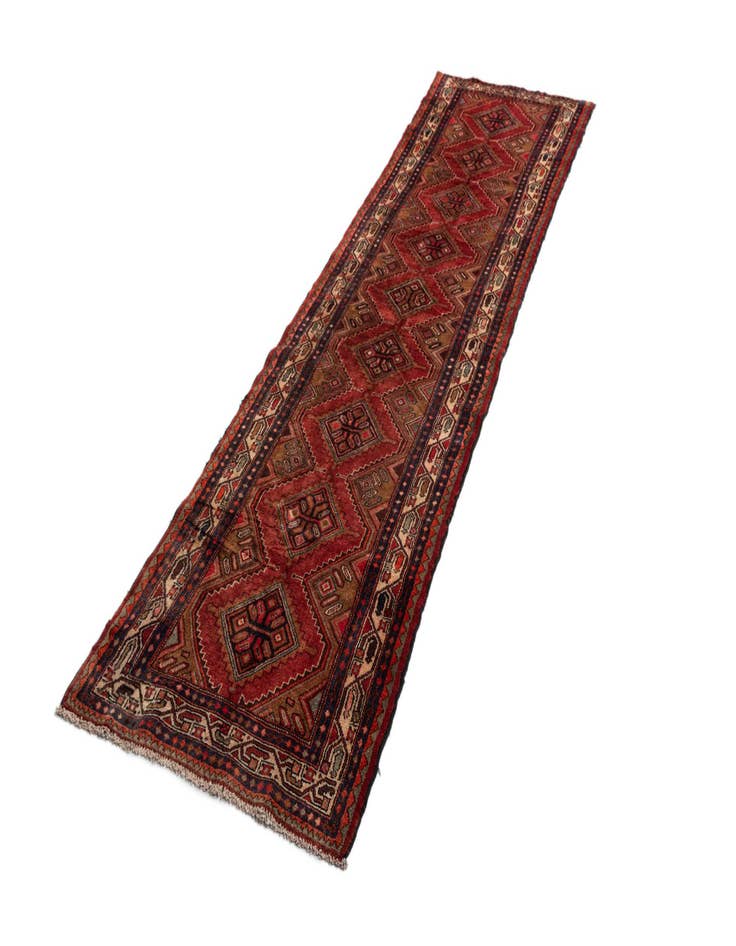 Detail image of  3' 5 x 12' Mehraban Wool Runner Rug