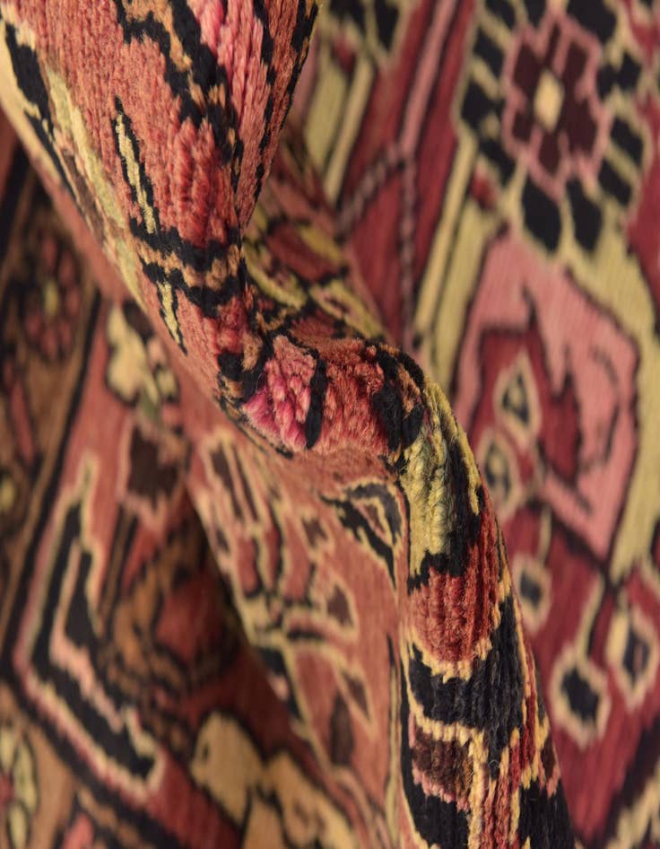 Detail image of  3' 5 x 10'  Hand Knotted Mehraban Persian Wool Runner Rug
