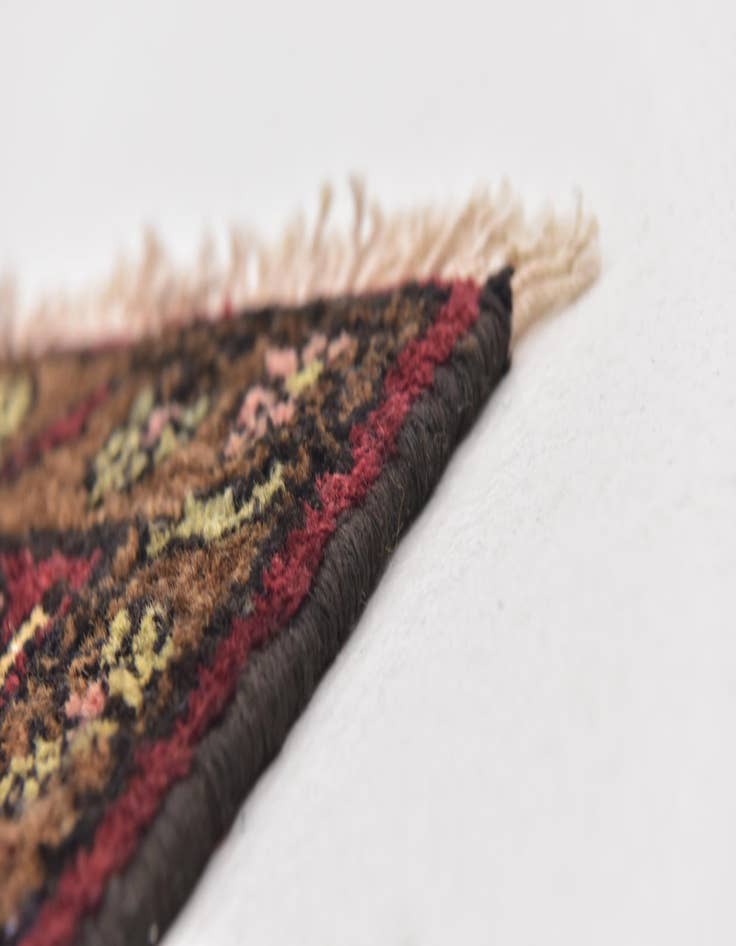 Detail image of  3' 5 x 10'  Hand Knotted Mehraban Persian Wool Runner Rug