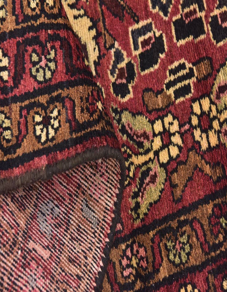 Detail image of  3' 5 x 10'  Hand Knotted Mehraban Persian Wool Runner Rug