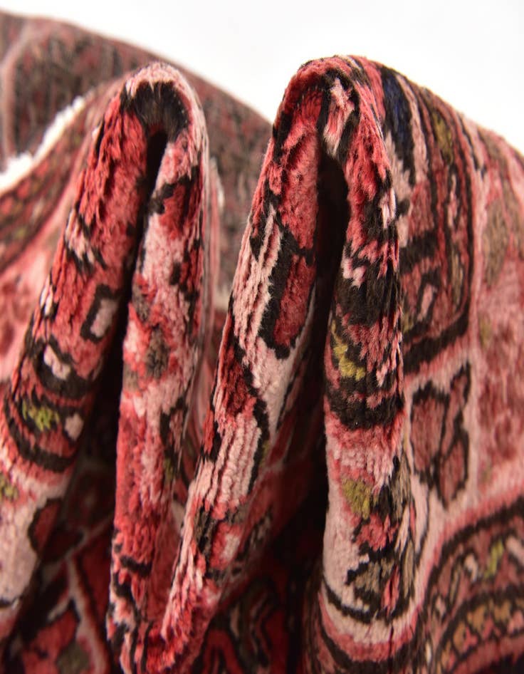 Detail image of  4' x 10' 5  Hand Knotted Meshkin Persian Wool Runner Rug