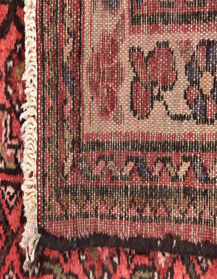 Detail image of  4' x 10' 5  Hand Knotted Meshkin Persian Wool Runner Rug