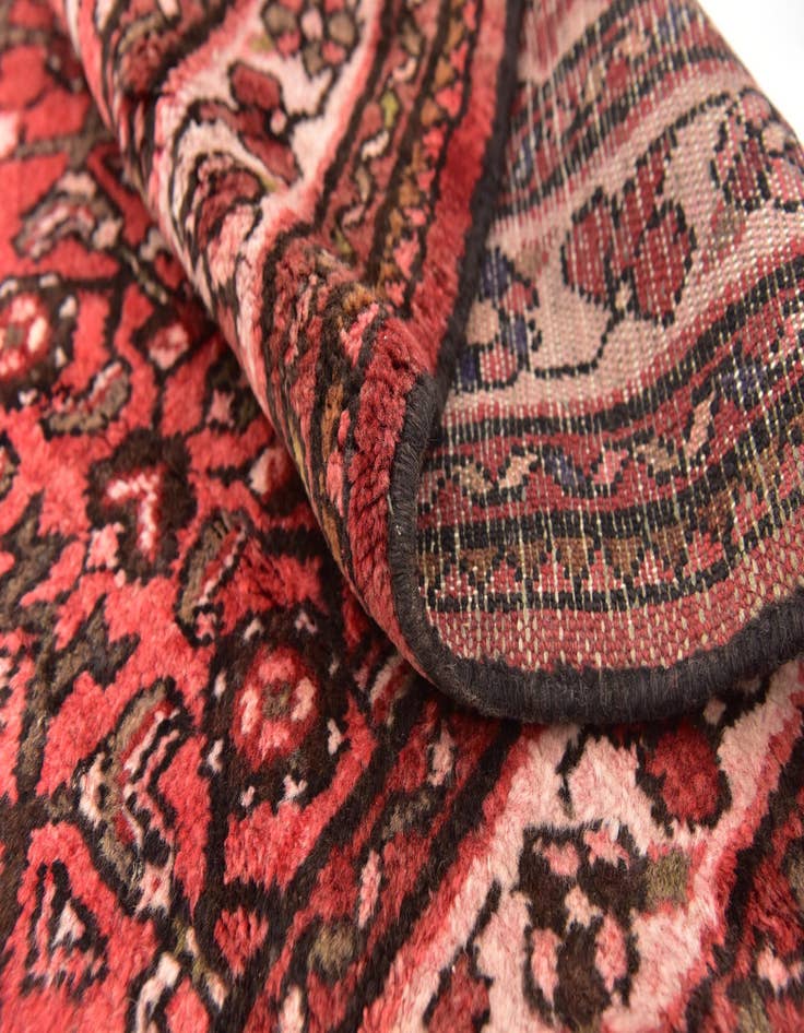 Detail image of  4' x 10' 5  Hand Knotted Meshkin Persian Wool Runner Rug