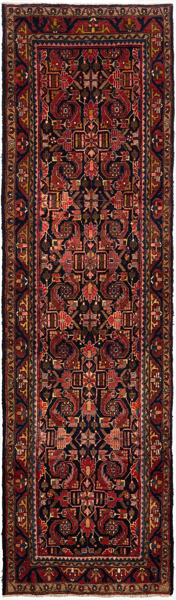  3' 8 x 13' 1 Meshkin Wool Runner Rug