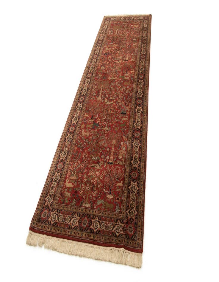 Detail image of  3' 9 x 11' 10 Moghul Runner Rug