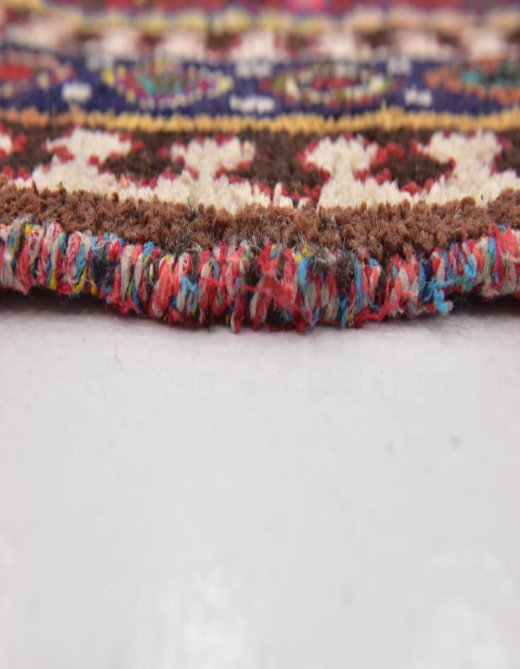 Detail image of  5' 4 x 11' 6  Hand Knotted Moroccan Wool Runner Rug