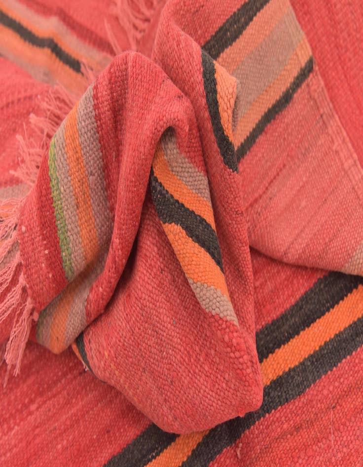 Detail image of  5' 3 x 10' 6  Hand Knotted Moroccan Wool Runner Rug