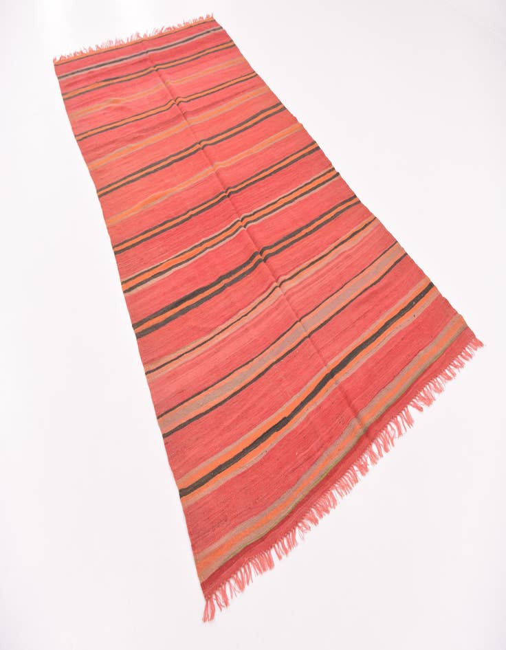 Detail image of  5' 3 x 10' 6  Hand Knotted Moroccan Wool Runner Rug