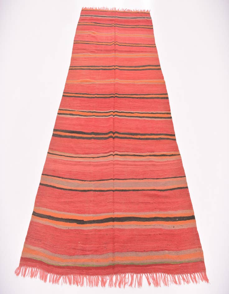 Detail image of  5' 3 x 10' 6  Hand Knotted Moroccan Wool Runner Rug