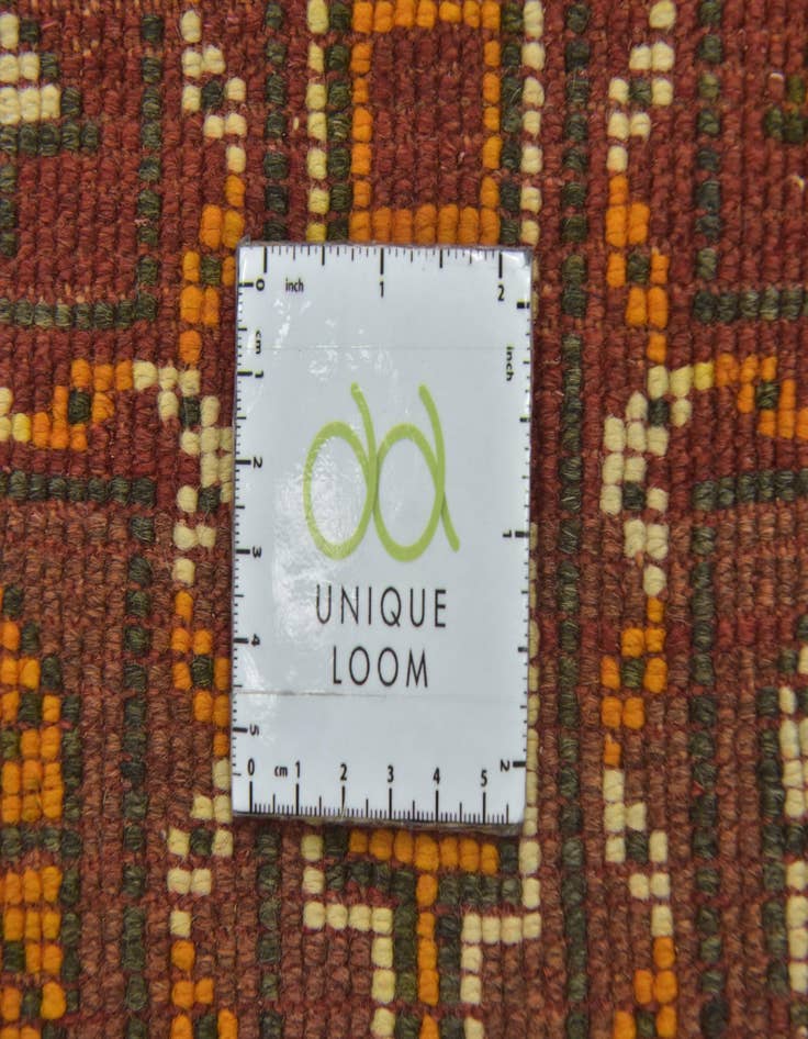 Detail image of  4' 5 x 8' 2  Hand Knotted Moroccan Wool Runner Rug