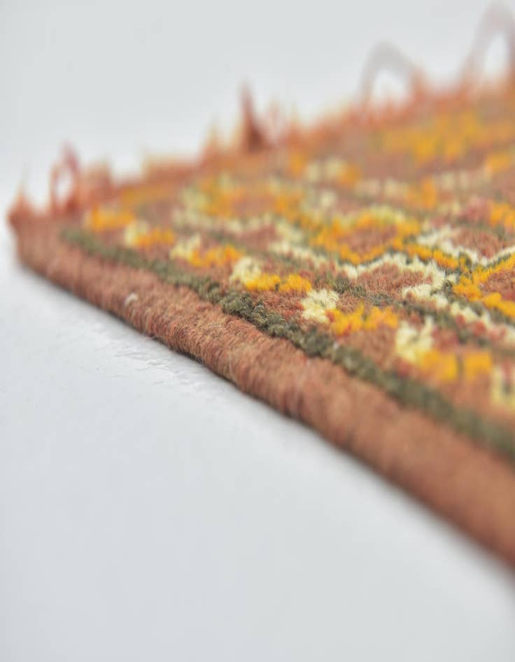 Detail image of  4' 5 x 8' 2  Hand Knotted Moroccan Wool Runner Rug