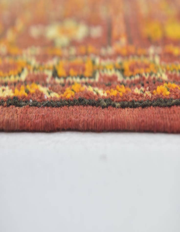 Detail image of  4' 5 x 8' 2  Hand Knotted Moroccan Wool Runner Rug