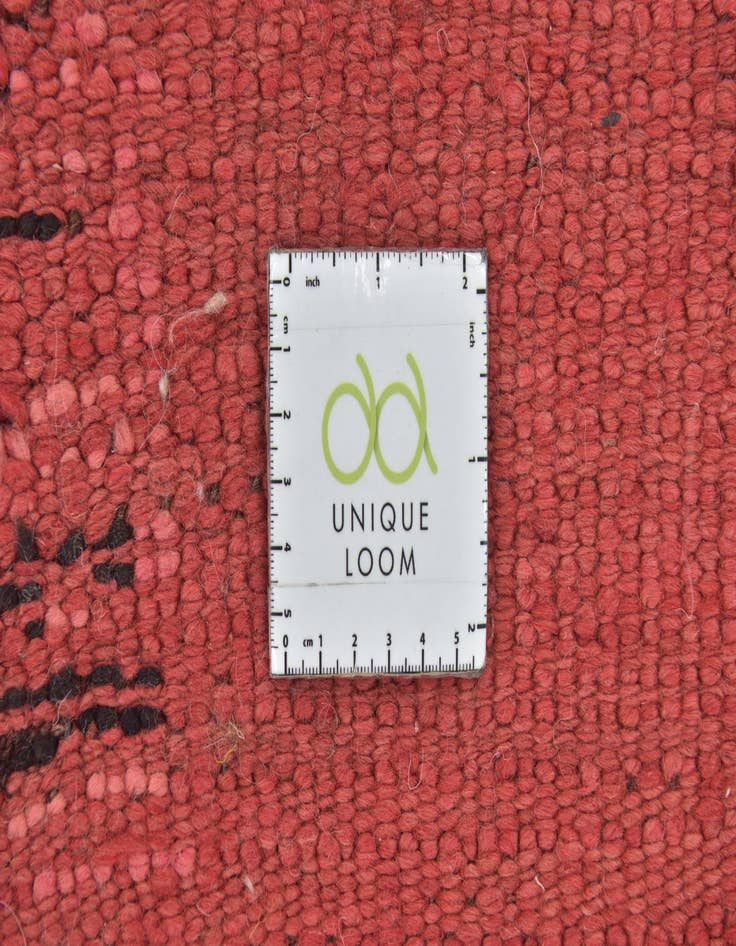 Detail image of  5' 9 x 12' 3  Hand Knotted Moroccan Wool Runner Rug