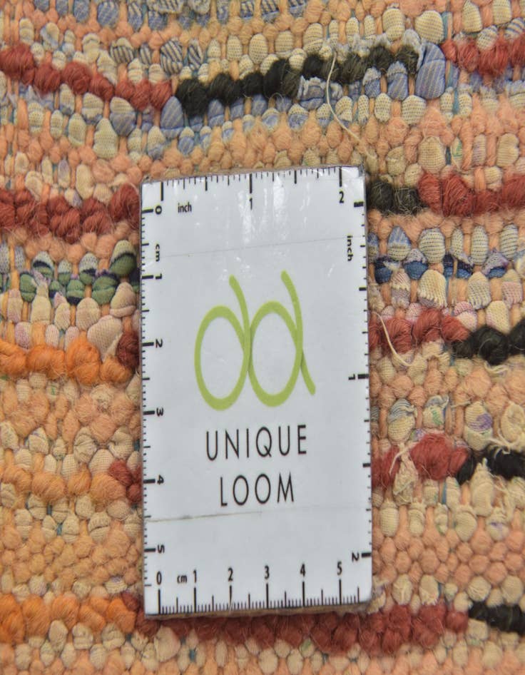 Detail image of  4' 6 x 7' 8  Hand Knotted Moroccan Wool Runner Rug