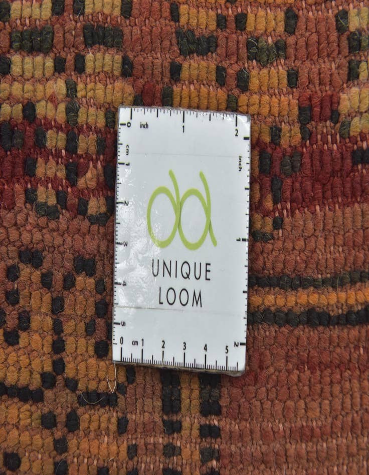 Detail image of  4' 3 x 8' 9  Hand Knotted Moroccan Wool Runner Rug