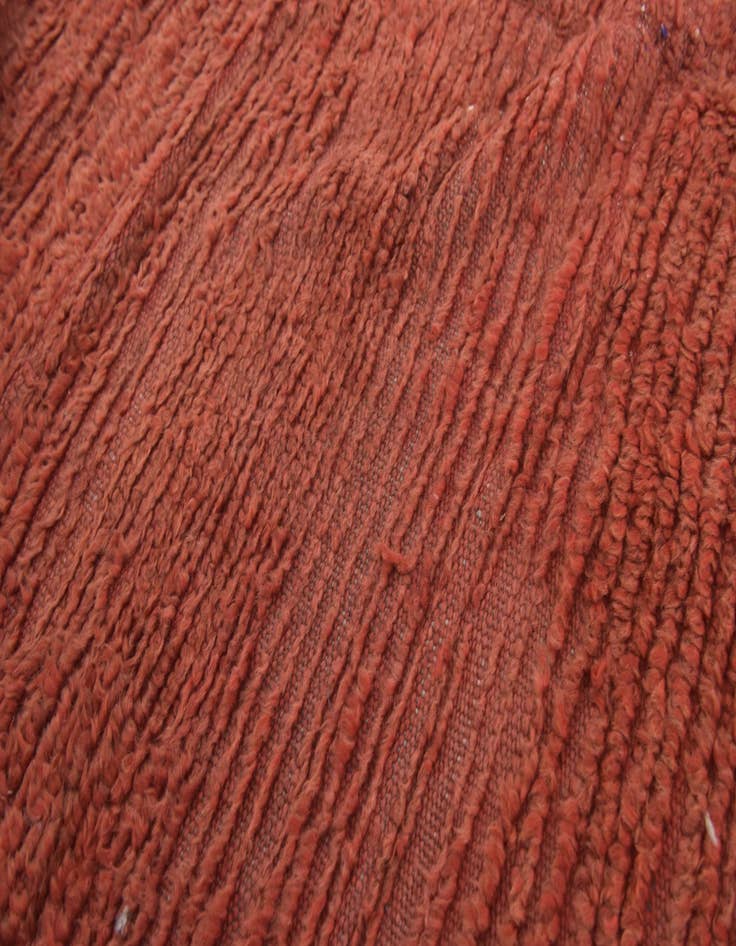 Detail image of  4' 10 x 9' 10  Hand Knotted Moroccan Wool Runner Rug