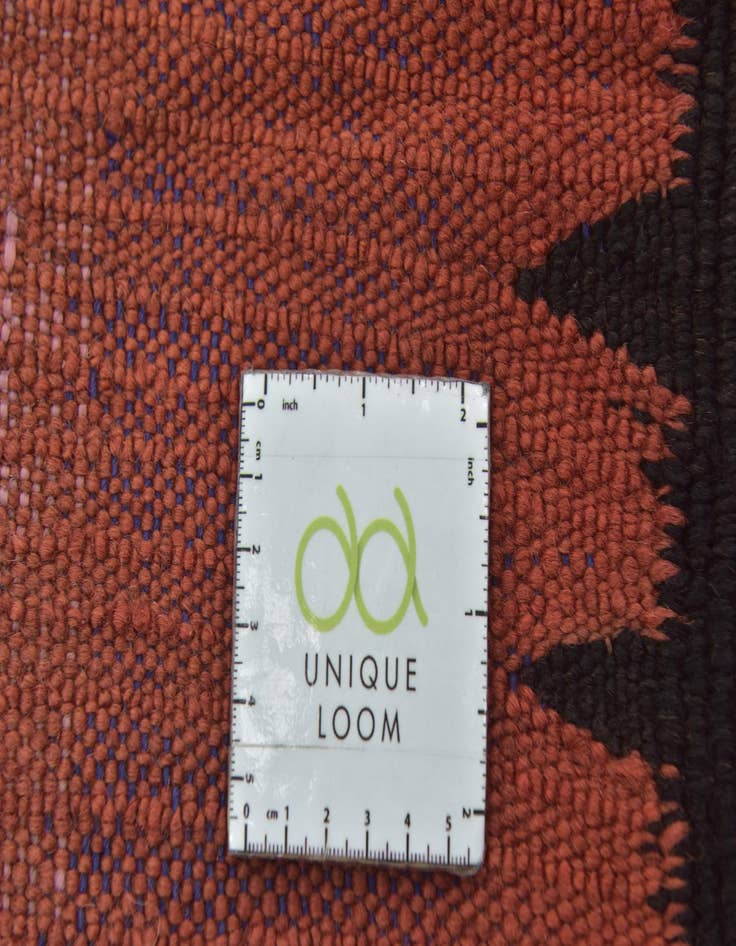 Detail image of  4' 10 x 9' 10  Hand Knotted Moroccan Wool Runner Rug