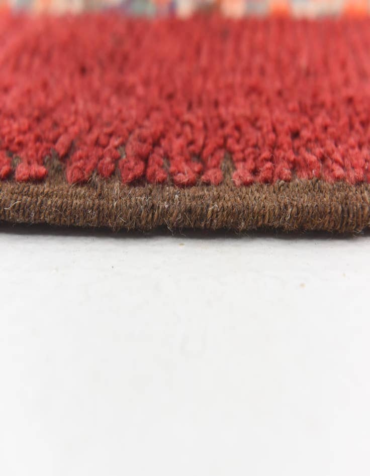 Detail image of  5' 4 x 13' 2  Hand Knotted Moroccan Wool Runner Rug