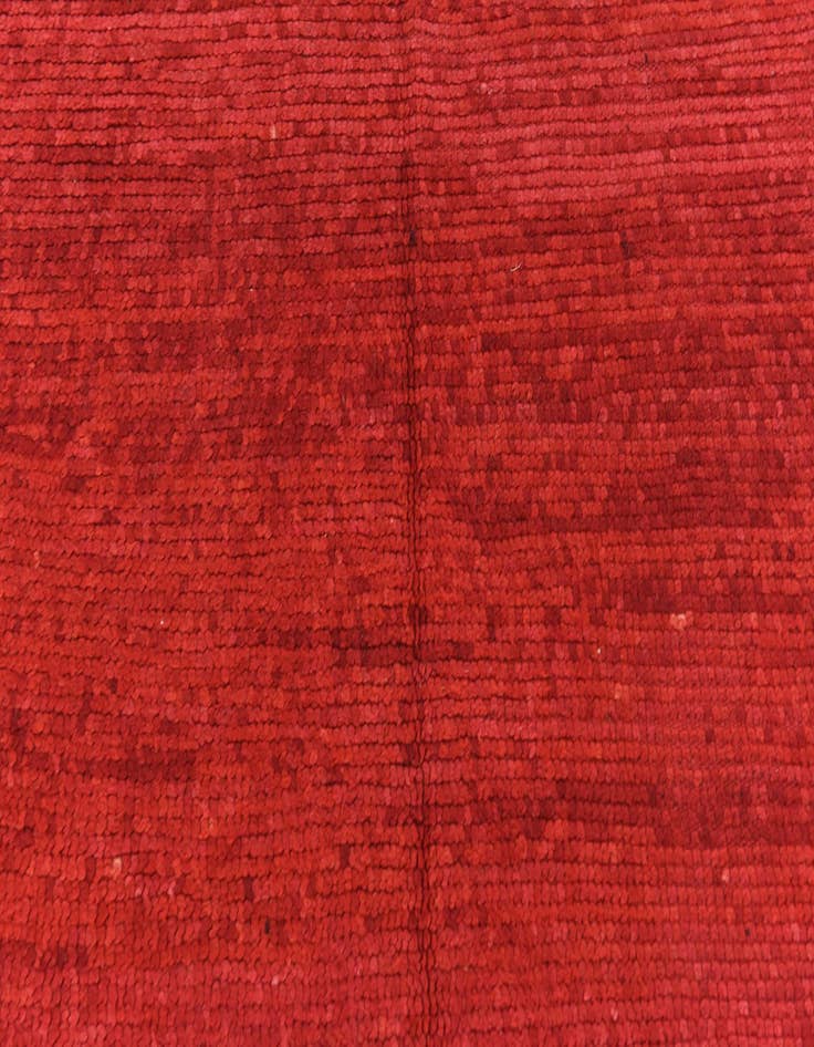 Detail image of  4' 10 x 12' 5  Hand Knotted Moroccan Wool Runner Rug