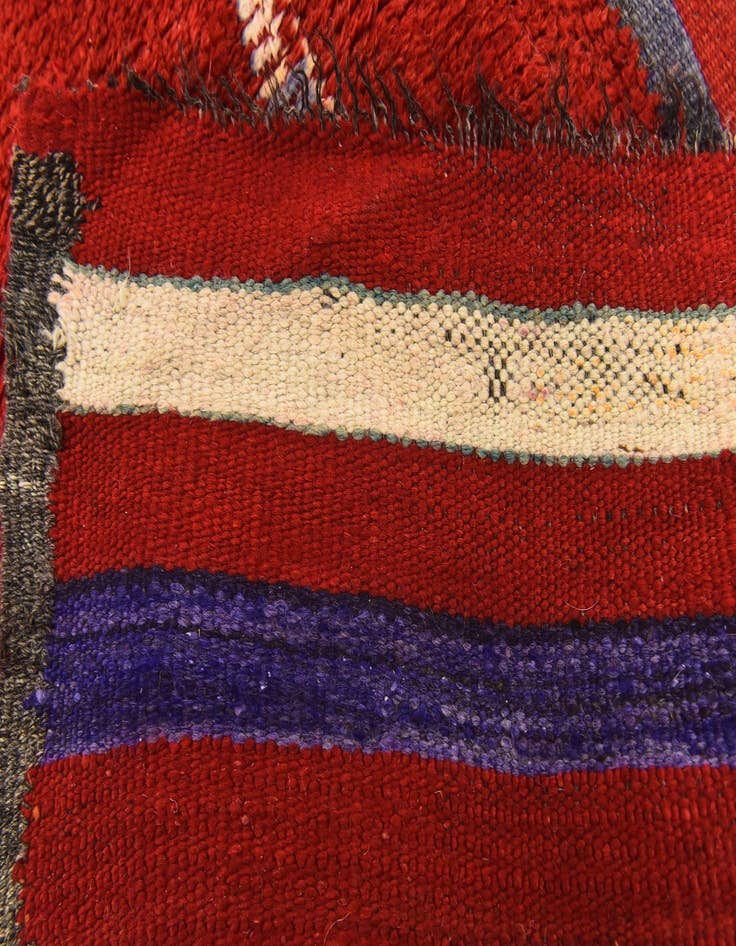 Detail image of  5' 4 x 11' 10  Hand Knotted Moroccan Wool Runner Rug