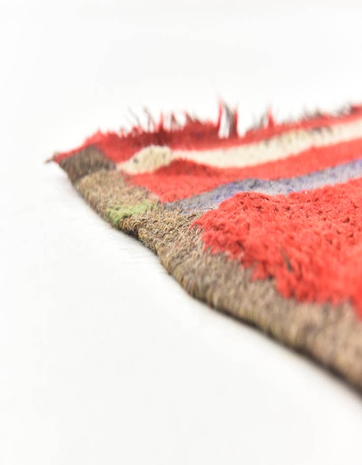 Detail image of  5' 4 x 11' 10  Hand Knotted Moroccan Wool Runner Rug