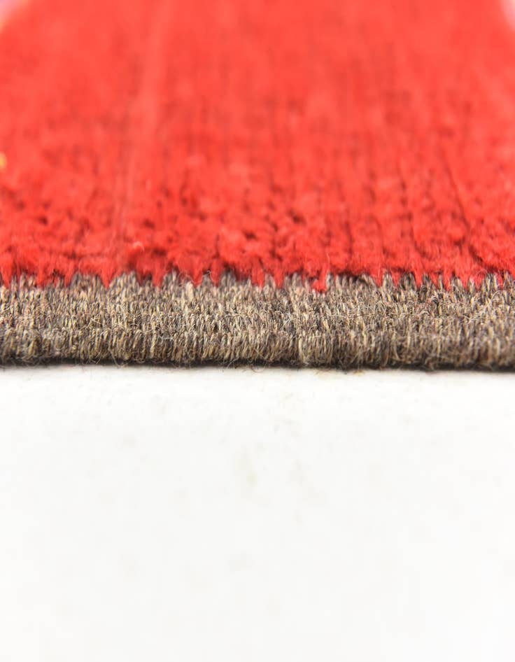 Detail image of  5' 4 x 11' 10  Hand Knotted Moroccan Wool Runner Rug