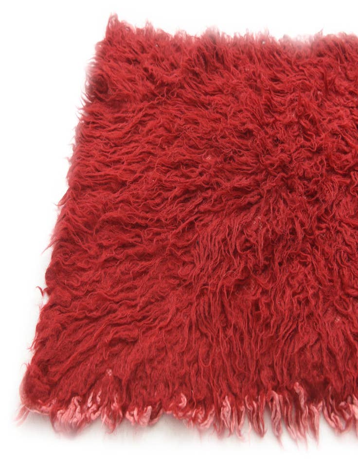 Detail image of  2' x 4' 3  Hand Knotted Moroccan Wool Runner Rug