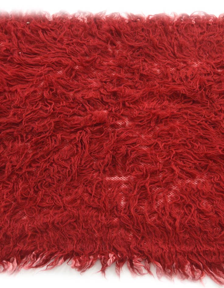 Detail image of  2' x 4' 3  Hand Knotted Moroccan Wool Runner Rug