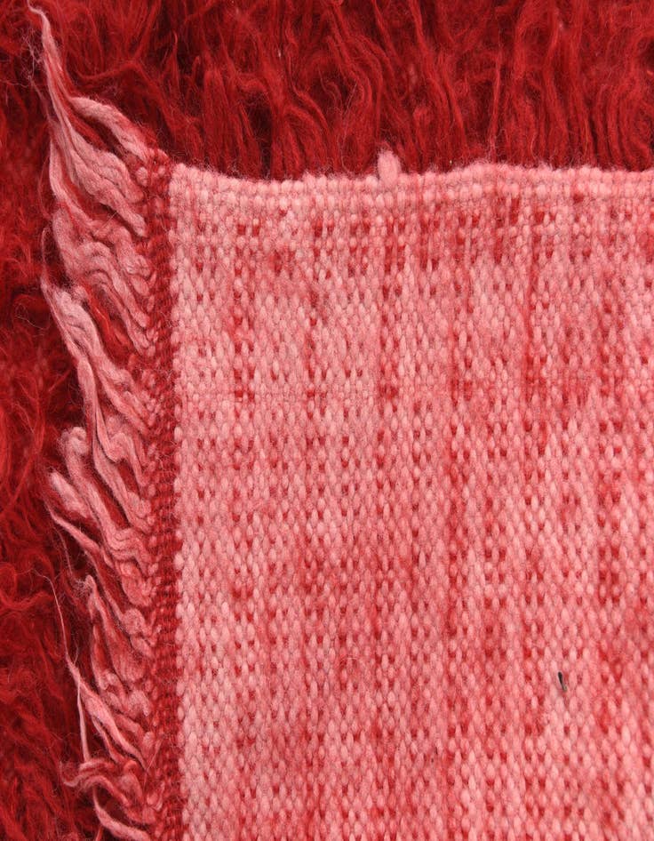 Detail image of  2' x 4' 3  Hand Knotted Moroccan Wool Runner Rug