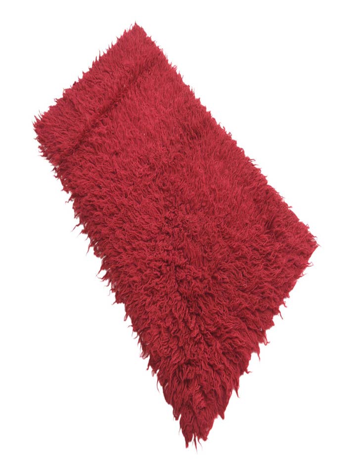 Detail image of  2' 3 x 4' 3  Hand Knotted Moroccan Wool Runner Rug