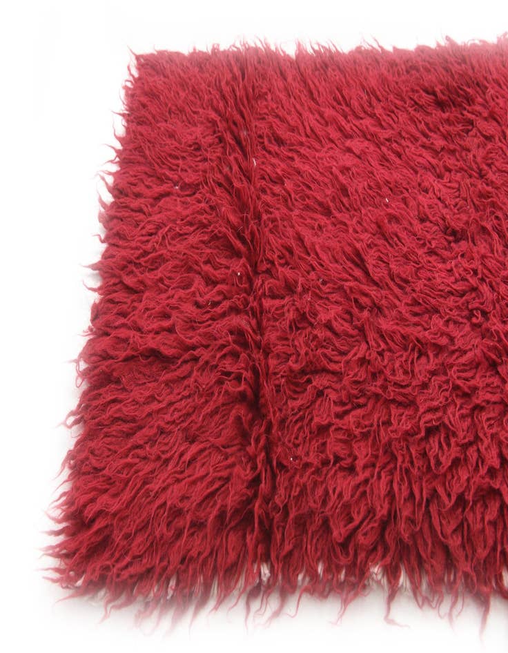 Detail image of  2' 3 x 4' 3  Hand Knotted Moroccan Wool Runner Rug