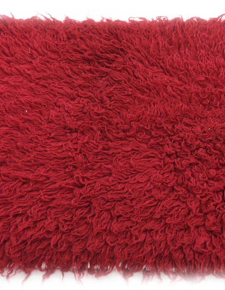 Detail image of  2' 3 x 4' 3  Hand Knotted Moroccan Wool Runner Rug