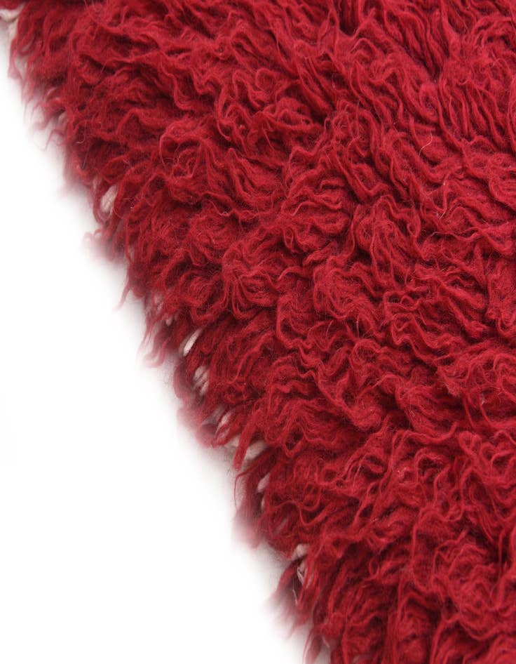 Detail image of  2' 3 x 4' 3  Hand Knotted Moroccan Wool Runner Rug