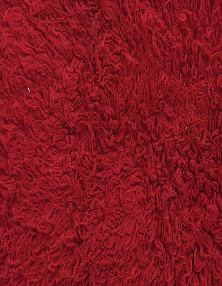 Detail image of  2' 3 x 4' 3  Hand Knotted Moroccan Wool Runner Rug